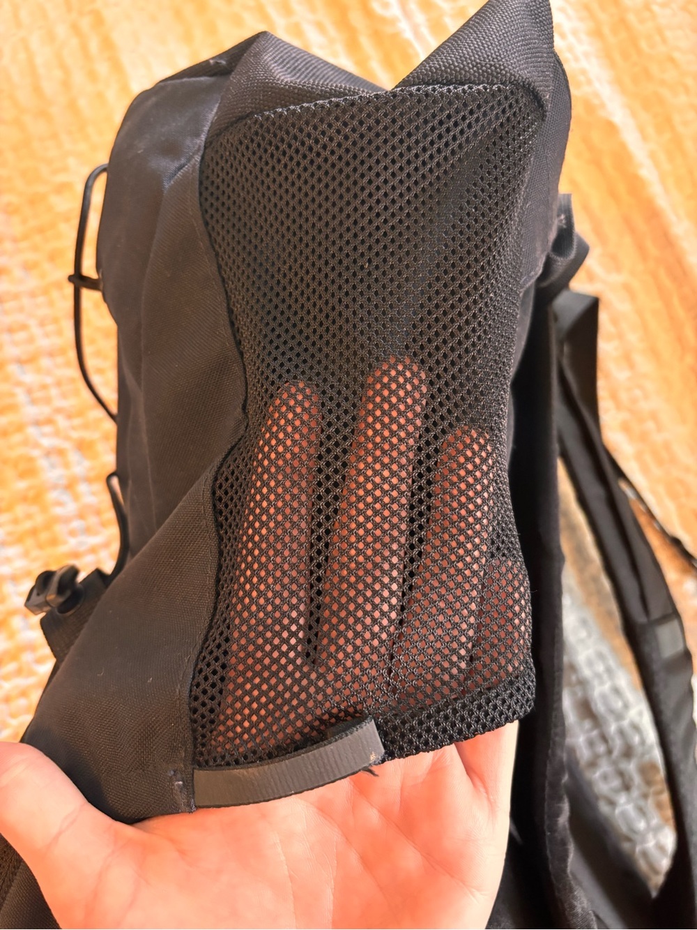 The North Face Jester Black Backpack with Bungee Front - Picture 7 of 13
